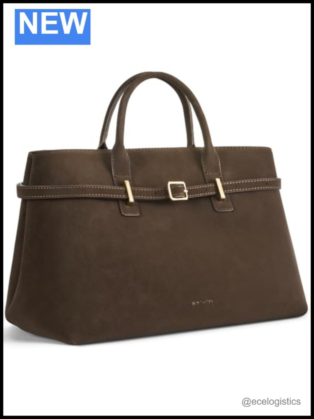 Vegan Leather Satchel Bag with Adjustable Strap, Tote & Crossbody